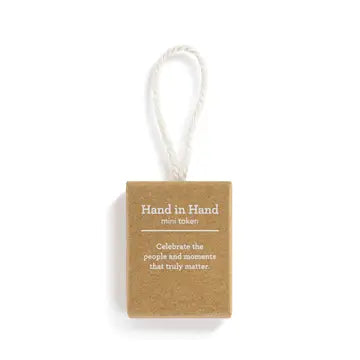 Hand in Hand Mini Tokens-Cross & Paw Print