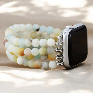 Cape Diablo Amazonite Jasper Stretch Apple Watch Strap - All About Me Boutique