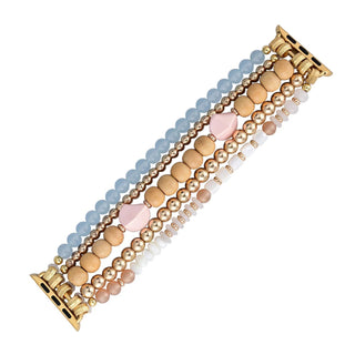 Cape Diablo Apricot Mist Stretch Apple Watch Strap - All About Me Boutique