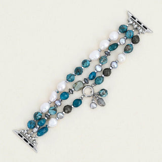 Cape Diablo Bohemian Frost Stretch Apple Watch Strap - All About Me Boutique