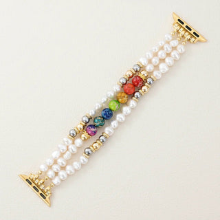 Cape Diablo Chakra Couture Stretch Apple Watch Strap - All About Me Boutique