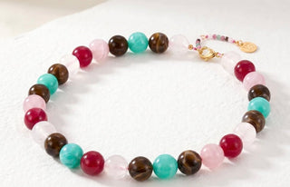 Cape Diablo Chunky Bead Statement Necklace - All About Me Boutique
