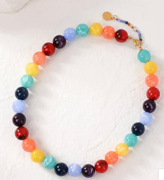 Cape Diablo Chunky Bead Statement Necklace - All About Me Boutique
