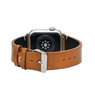 Cape Diablo Men’s Brown Leather Apple Watch Strap - All About Me Boutique