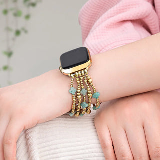 Cape Diablo Serene Blue Cross Stretch Watch Strap - All About Me Boutique