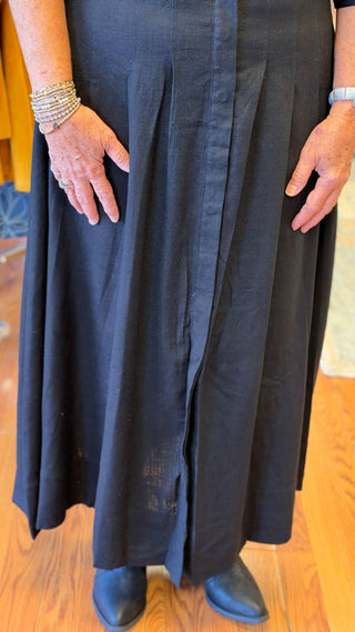 CeCe Puff Sleeve Midi Dress - All About Me Boutique