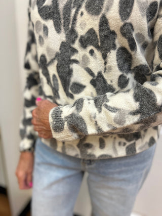 Charlie B Reversible Crew Neck Sweater - All About Me Boutique