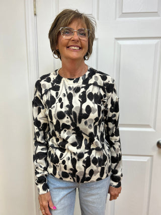 Charlie B Reversible Crew Neck Sweater - All About Me Boutique