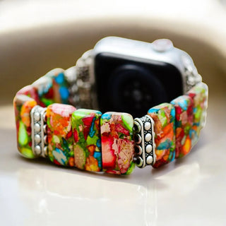 Cape Diablo Chic Flower Stretch Apple Watch Strap