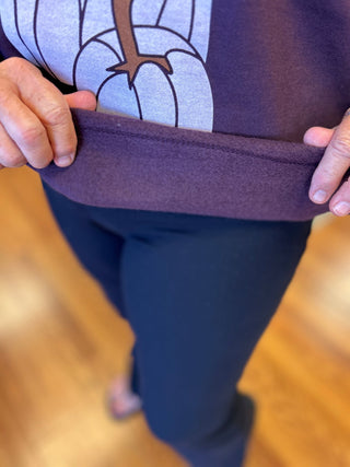Cozy Harvest Stacked Pumpkin Sweatshirt - All About Me Boutique