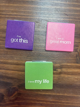 Demdaco Positive Sentiment Pocket Mirrors - All About Me Boutique
