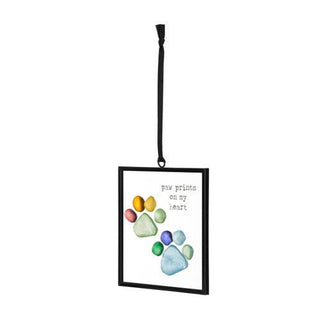 Demdaco Rainbow Paw Prints on My Heart Suncatcher - All About Me Boutique