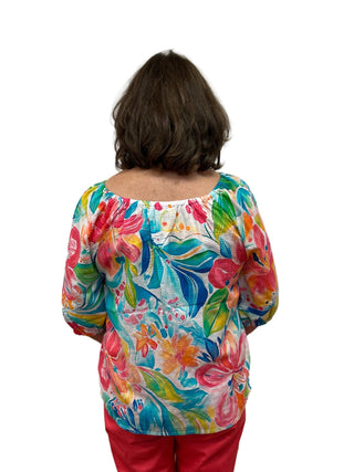 Ethyl Beach House Chic Blouse - All About Me Boutique