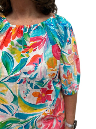Ethyl Beach House Chic Blouse - All About Me Boutique