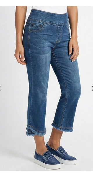 Ethyl - The Refined Rebel Crop Jeans - All About Me Boutique