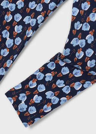 Mayoral Girls Tulip Print Leggings