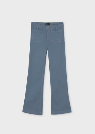 Mayoral Girls' High-Rise Flare Twill Trousers