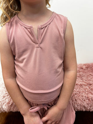 Girls Blush Tank Top - All About Me Boutique