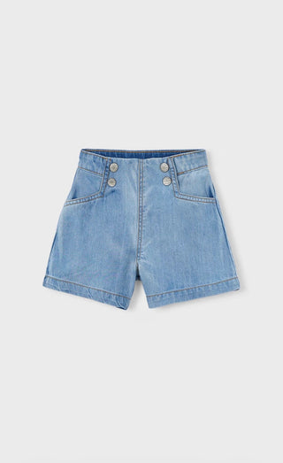 Girls Denim Shorts by Mayoral - All About Me Boutique