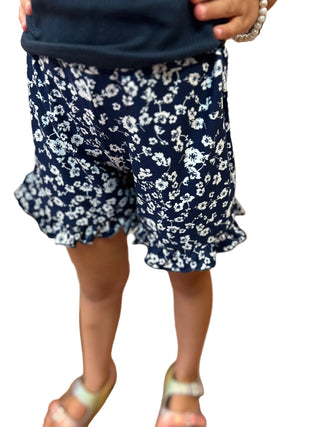 Girls Floral Panel Shorts - All About Me Boutique