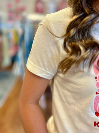 Girls "Kindness Is Free" Floral Graphic Tee – Soft Bella+Canvas Cotton - All About Me Boutique