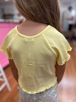 Girls Ruffled T-Shirt by Mayoral - All About Me Boutique
