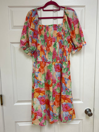 Hayden Plus Square Neck Dress - All About Me Boutique