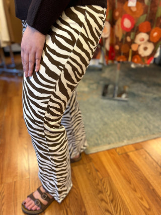 Heart of Pine Baby Zebra Print Denim - All About Me Boutique