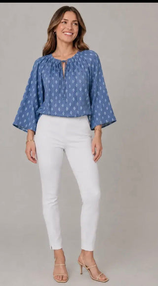 Hope and Harlow Floral Tencel Raglan Sleeve Top - All About Me Boutique