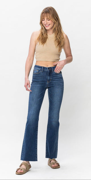 Judy Blue Cut Hem Bootcut - All About Me Boutique