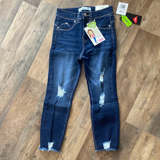 YMI - Toddler Girls Fray Hem Jeans (JKA) - All About Me Boutique