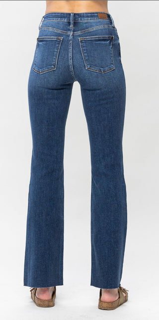 Judy Blue Cut Hem Bootcut - All About Me Boutique