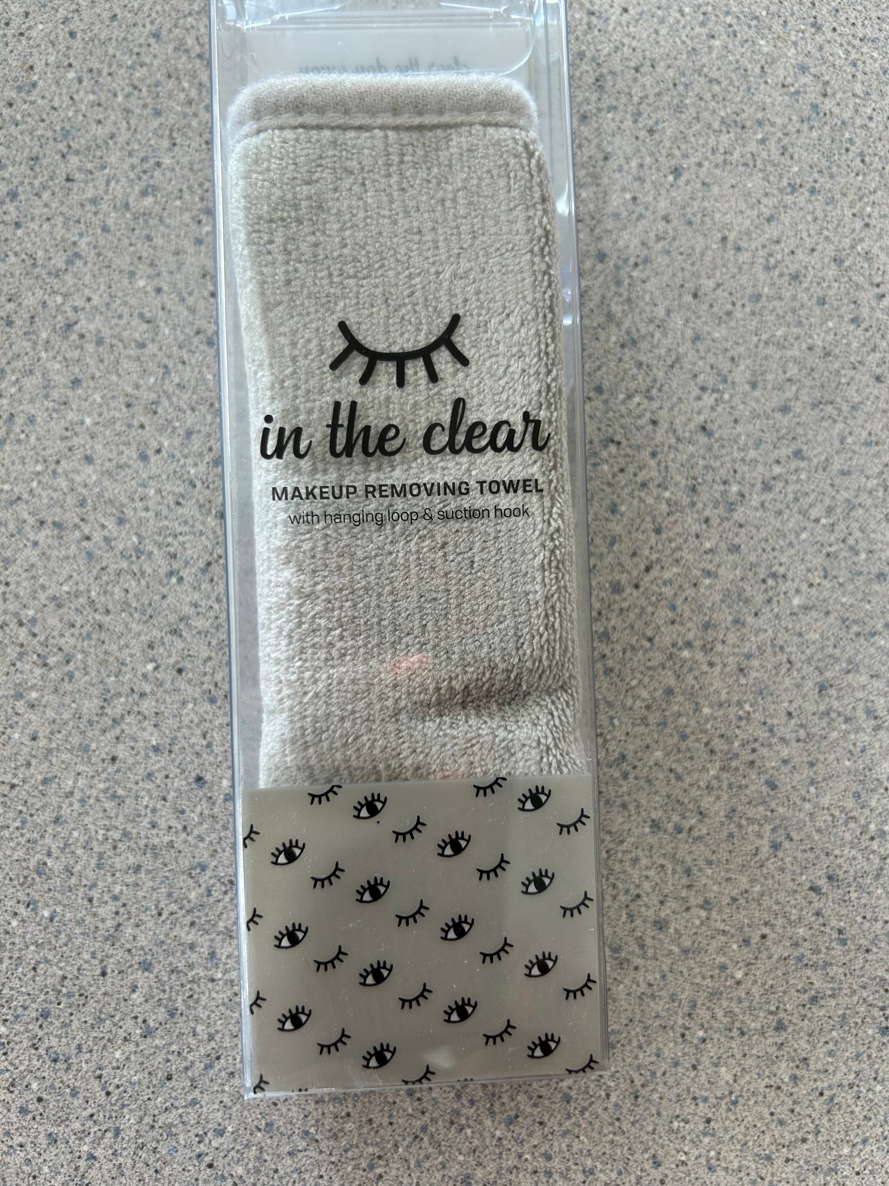 In The Clear Makeup Removing Towel
