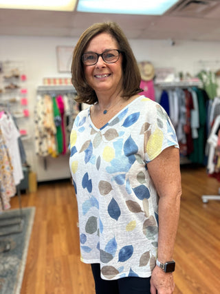 Isca Leaf It To Me Blouse - All About Me Boutique