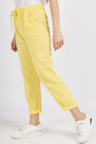 Italian One Size Cotton Gauze Pants - All About Me Boutique