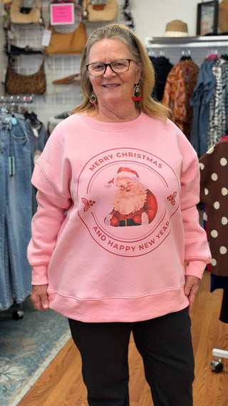 Jade by Jane Santa Claus Graphic Sweatshirt - All About Me Boutique