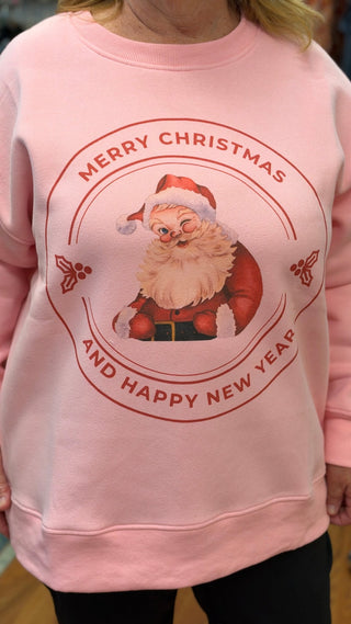 Jade by Jane Santa Claus Graphic Sweatshirt - All About Me Boutique