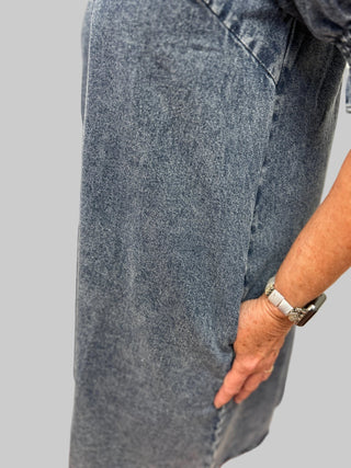 Jodifl Washed Denim Dress - All About Me Boutique