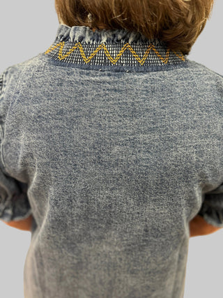 Jodifl Washed Denim Dress - All About Me Boutique