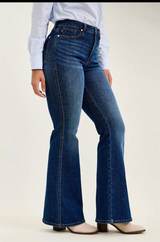 Judy Blue High-Waist Tummy Control Charlotte Flare Jeans - All About Me Boutique