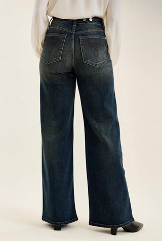Judy Blue Lux Retro Wide w/Adjustable Back Tab - All About Me Boutique