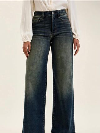 Judy Blue Lux Retro Wide w/Adjustable Back Tab - All About Me Boutique