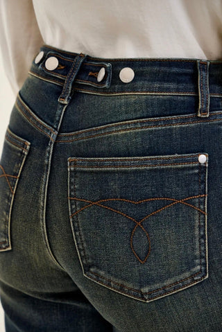 Judy Blue Lux Retro Wide w/Adjustable Back Tab - All About Me Boutique