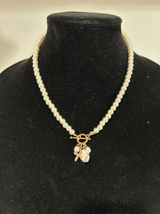 Ladies Gold & Pearl Charm Necklace Assortment - All About Me Boutique