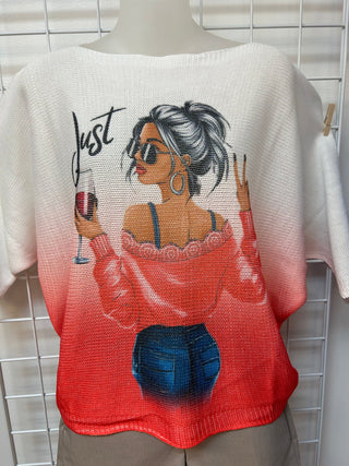 Ladies Italian Made Sweater - All About Me Boutique