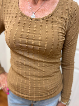 Lior Long Sleeve Mesh Blouse - All About Me Boutique