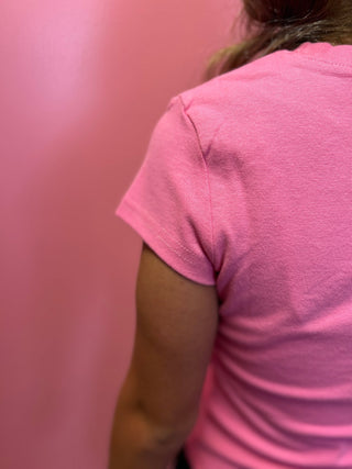 LuLu Mac Baby Doll Top - Bubblegum - All About Me Boutique