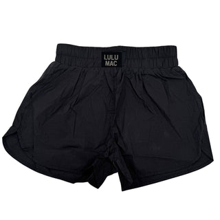 LuLu Mac Girls Black Solid Shorts - All About Me Boutique