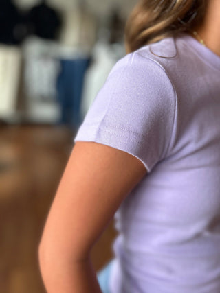 LuLu Mac Girls Lavender Baby Doll Top - All About Me Boutique