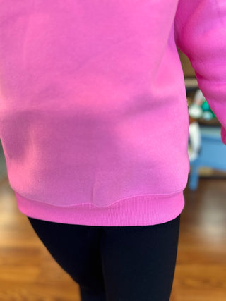 LuLu Mac Girls Leopard Bubblegum Sweatshirt - All About Me Boutique
